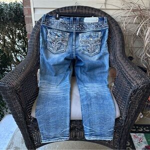 Rock Revival Rosewood Mid-Rise Ankle Skinny Jean 34x27